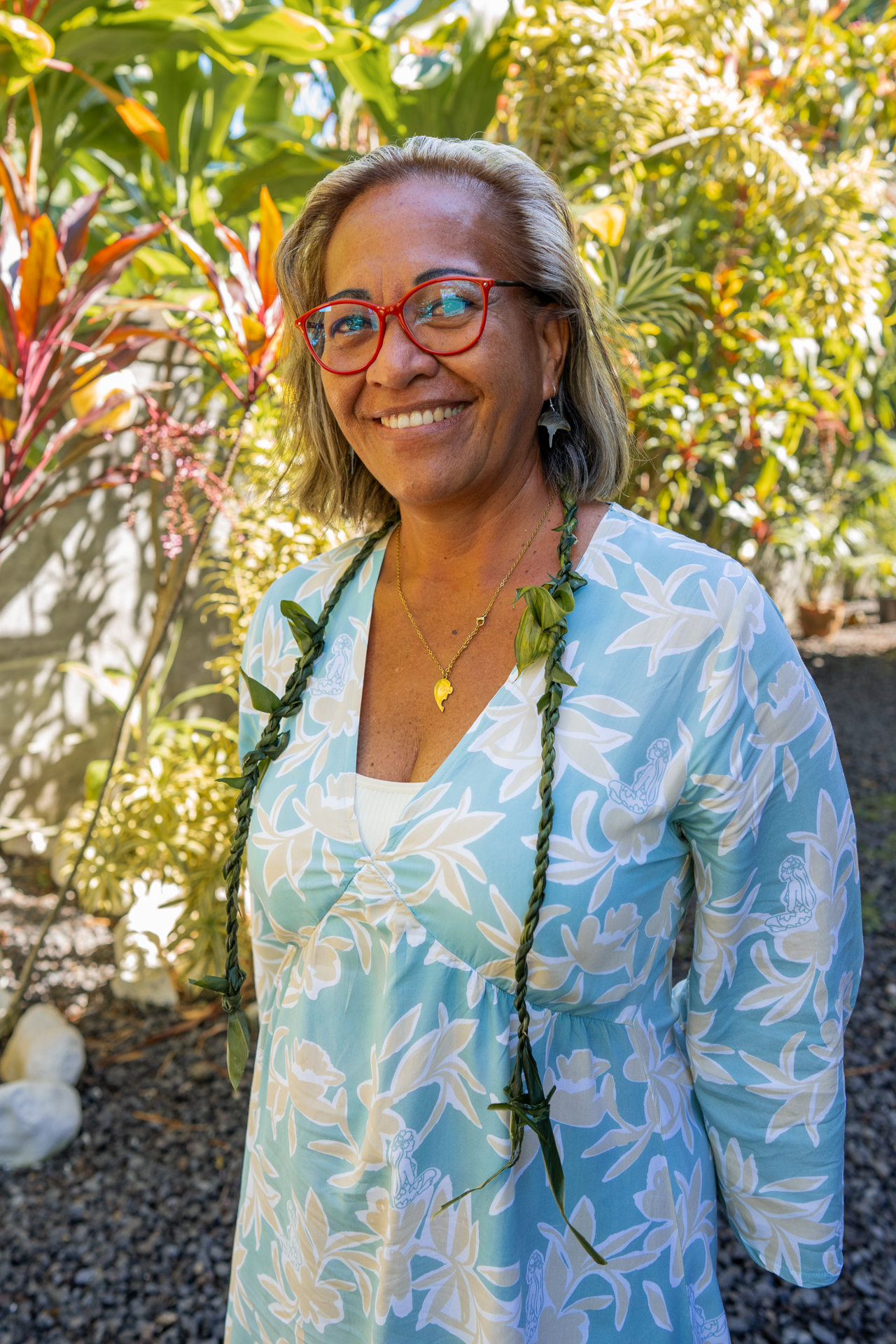 Maire de MAUPITI : Mme Mathilda DAVID ép VALENTIN